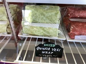 Vegan wrap  at Wood N Frog Coffee Company in Delta