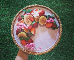 Strawberry Tart at Okapi Vegan Kitchen in Aldona