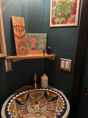 Beautiful sink #Veganuary at Pachamama Soul in Calgary