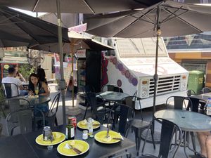 Little patio at Mandala Food in Las Condes