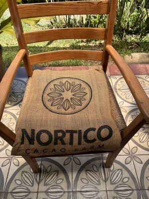 Stuhl   at Nortico Cacao Farm in Turrialba