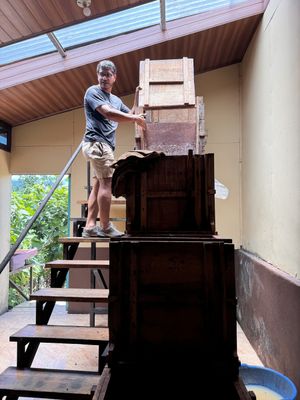 Fermation  at Nortico Cacao Farm in Turrialba
