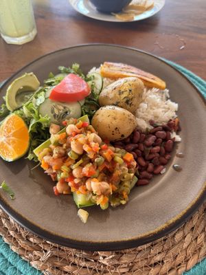 Lunch   at Nortico Cacao Farm in Turrialba