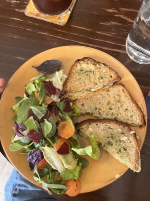 Vegan grilled cheese   at Vacilando in Istanbul