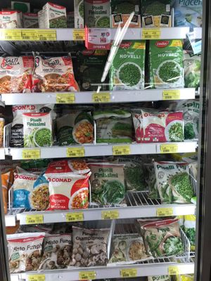 Frozen section at Conad Akademia in Tirana