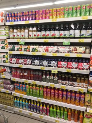 Juice at Conad Akademia in Tirana