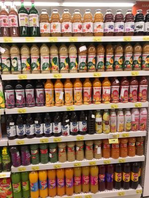 Juice at Conad Akademia in Tirana
