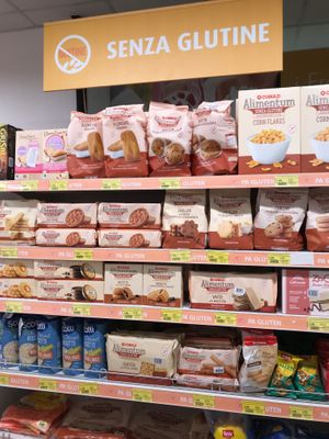Gluten - free options at Conad Akademia in Tirana
