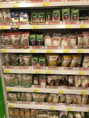 Bio section at Conad Akademia in Tirana