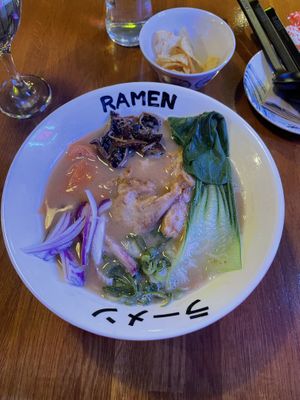 Ramen Miso vegano #Veganuary at Ramen Shifu  - Plaza España in Madrid