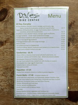   at Dales Bike Centre in Reeth