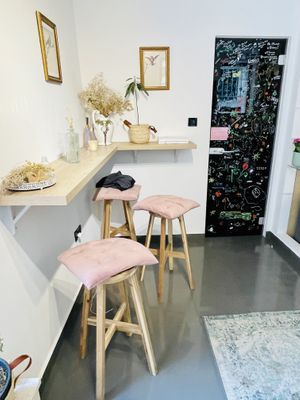 Interior seating at Sweet Republic Hvar in Hvar