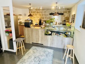 Counter and dessert case at Sweet Republic Hvar in Hvar