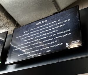 Vegan fish finger sandwich  at Anderton Boat Lift Visitor Centre Cafe in Northwich