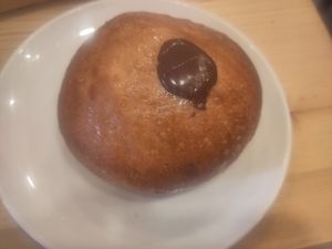 Chocolate filled pastry at Forno Brisa - Via S. Felice in Bologna