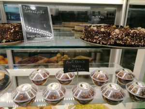 Vegan dessert at Merry Berry in Thessaloniki