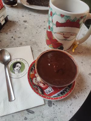 Vegan profiterole at Merry Berry in Thessaloniki