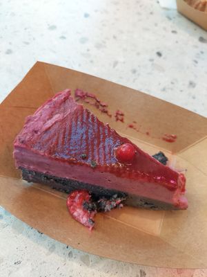 Forrest fruit cake at Merry Berry in Thessaloniki