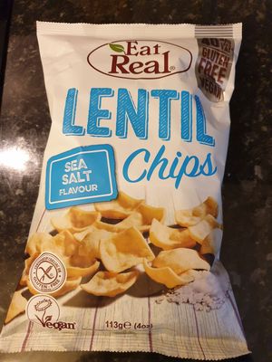 Vegan lentil chips at Evergreen Healthfoods in Galway