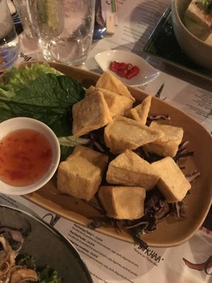Fried tofu  at Chili Thai in Mulhouse