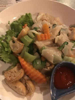 Rice pasta with veg and tofu  at Chili Thai in Mulhouse