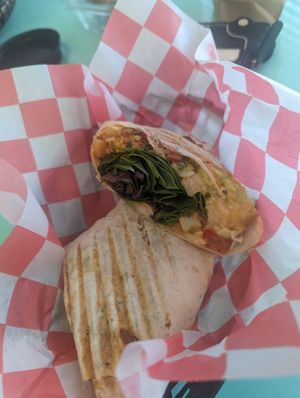 Mini burrito at Cafe de Stir It Up in Fairbanks