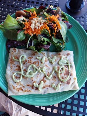 Beautiful and delicious savory crepe!  Love at The Grain Cafe in Van Nuys