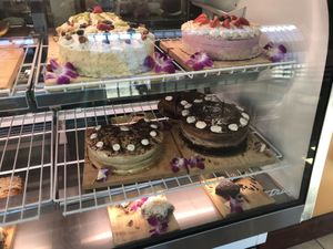 Cakes at The Grain Cafe in Van Nuys