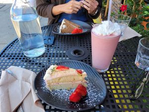 Cakes at The Grain Cafe in Van Nuys