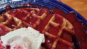 Classic Waffle at The Grain Cafe in Van Nuys