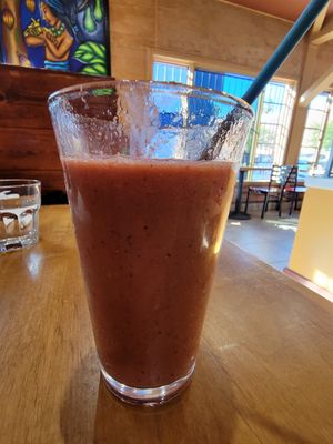 Berry smoothie at The Grain Cafe in Van Nuys