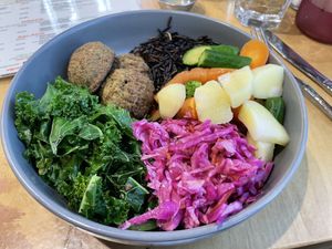 Grain bowl  at The Grain Cafe in Van Nuys