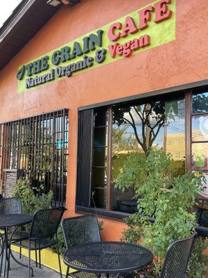 I missed them. Trees hid their sign    at The Grain Cafe in Van Nuys