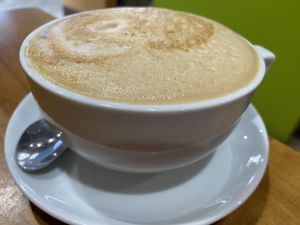 Huge Latte  at The Grain Cafe in Van Nuys