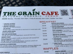   at The Grain Cafe in Van Nuys