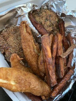 Platter at Herban Vegans in Cincinnati