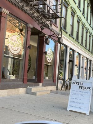 Front at Herban Vegans in Cincinnati