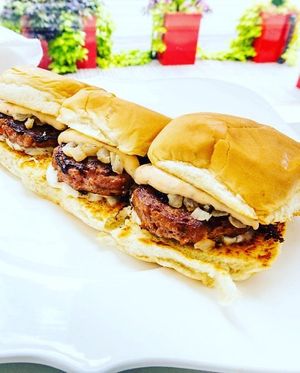 Herban Vegans signature sliders at Herban Vegans in Cincinnati