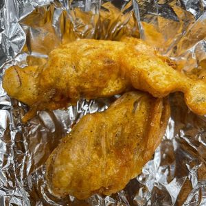 GF in house battered "Fysh" at Herban Vegans in Cincinnati