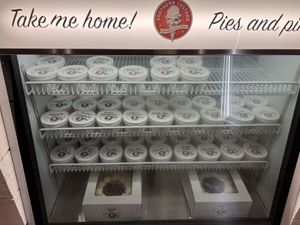 Here is where the vegan options are. Take-home half pints.   at Southern Custard in Brookhaven