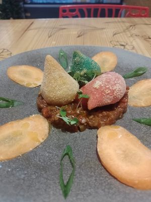 Trio de coxinhas. at Art Cafe 2.0 in Santa Catarina