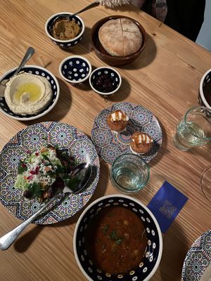 First round of the sharing menu #Veganuary at DAR Restaurant & Cocktail Bar in Zurich