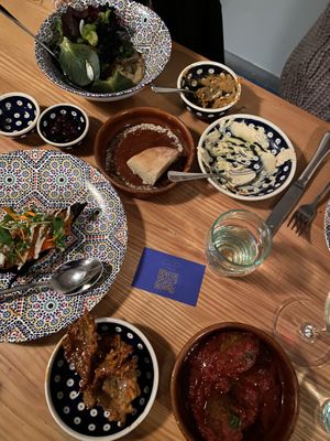 Second round of the sharing menu  #Veganuary at DAR Restaurant & Cocktail Bar in Zurich