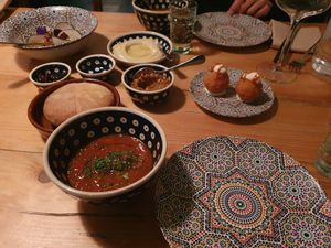 Starter course at DAR Restaurant & Cocktail Bar in Zurich