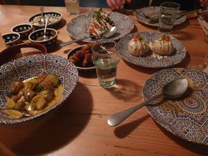 Main course at DAR Restaurant & Cocktail Bar in Zurich