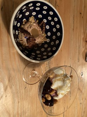 Desert was not our favorite but we personally do not like mousses and cream based desserts. The chocolat mousse had a nice coffee and hazelnut flavor!   at DAR Restaurant & Cocktail Bar in Zurich