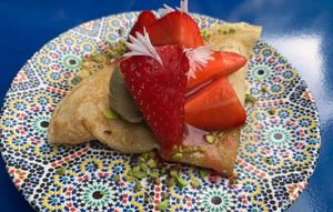 Crepe dessert   at DAR Restaurant & Cocktail Bar in Zurich