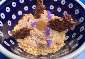 Chocolate dessert  at DAR Restaurant & Cocktail Bar in Zurich