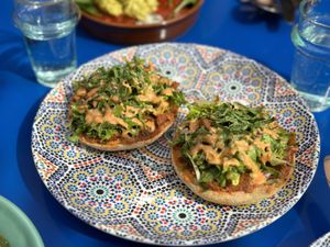 Merguez Fez Medina Sandwich  at DAR Restaurant & Cocktail Bar in Zurich