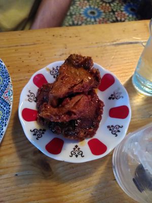 Kle Fried Oyster Mushroom at DAR Restaurant & Cocktail Bar in Zurich